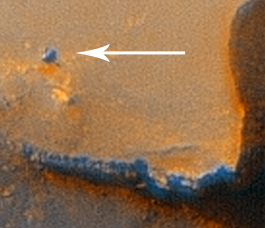 Images from the press release 'NASA'S Mars Rover and Orbiter Team Examines Victoria Crater'