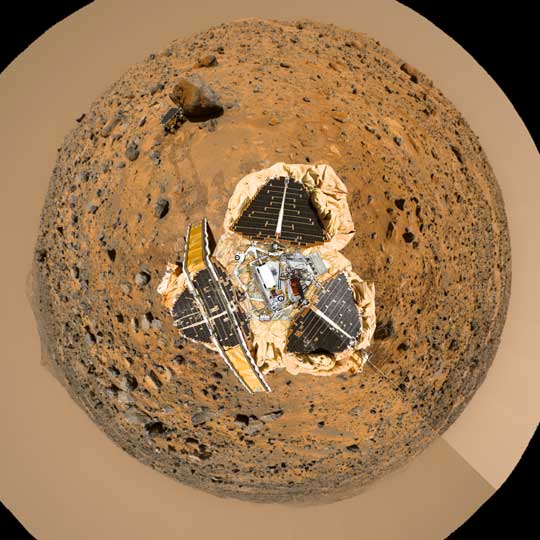 Mars Pathfinder "Filled Donut" Mosaic