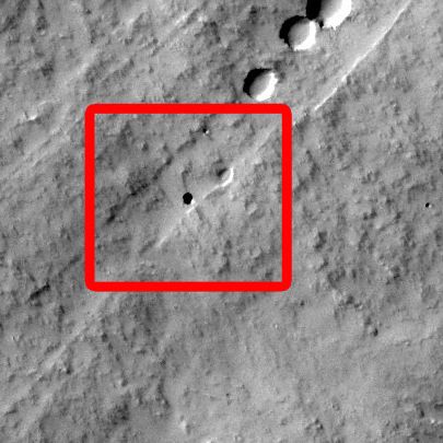 Martian Pit Feature Found by Seventh Graders