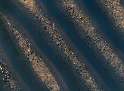 Dune Symmetry Inside Martian Crater