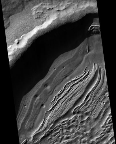 Intra-Crater Structure in NW Hellas Basin, Mars