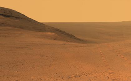 View image for Panorama Above 'Perseverance Valley' on Mars