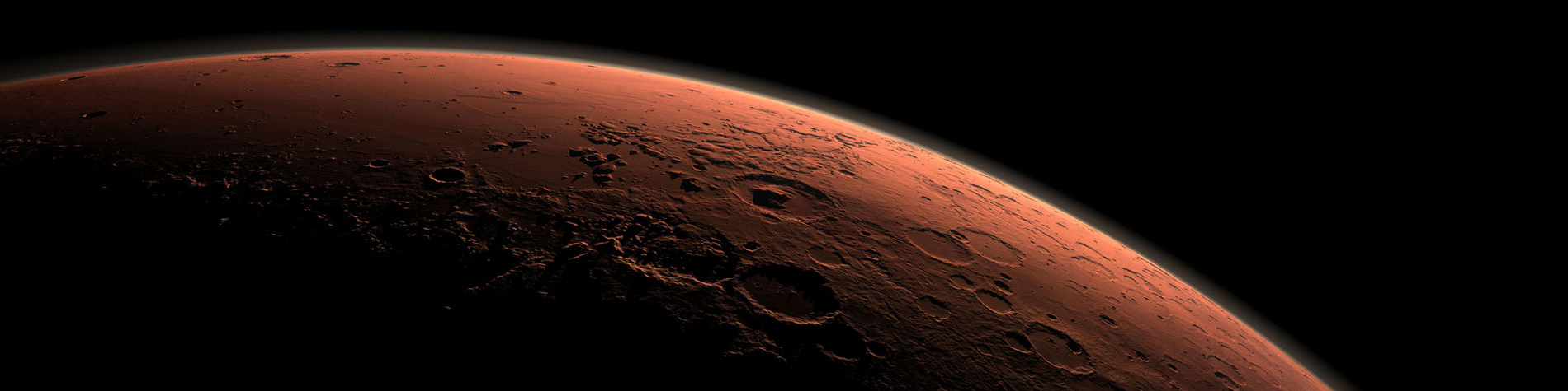 Image gallery representing Mars missions