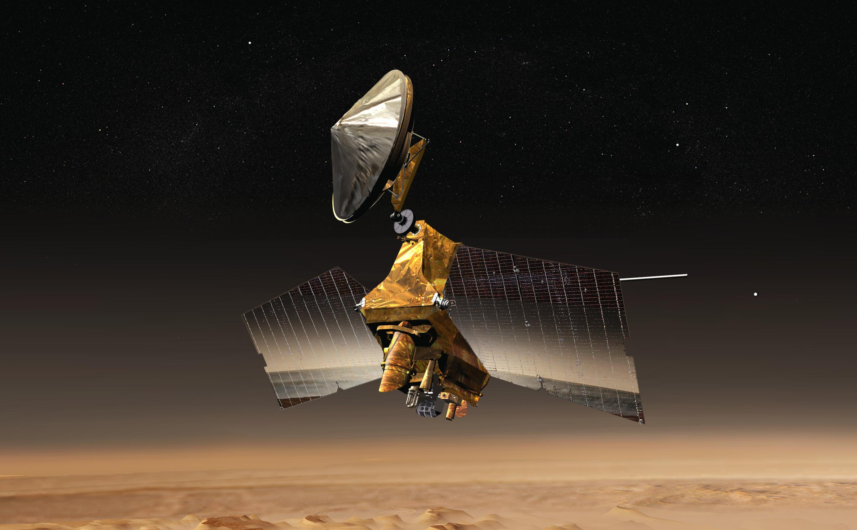 Mars Reconnaissance Orbiter over Nilosyrtis