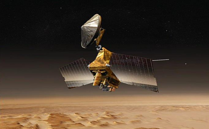 Artist's concept of Mars Reconnaissance Orbiter