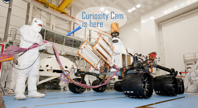 Curiosity Cam Goes Live