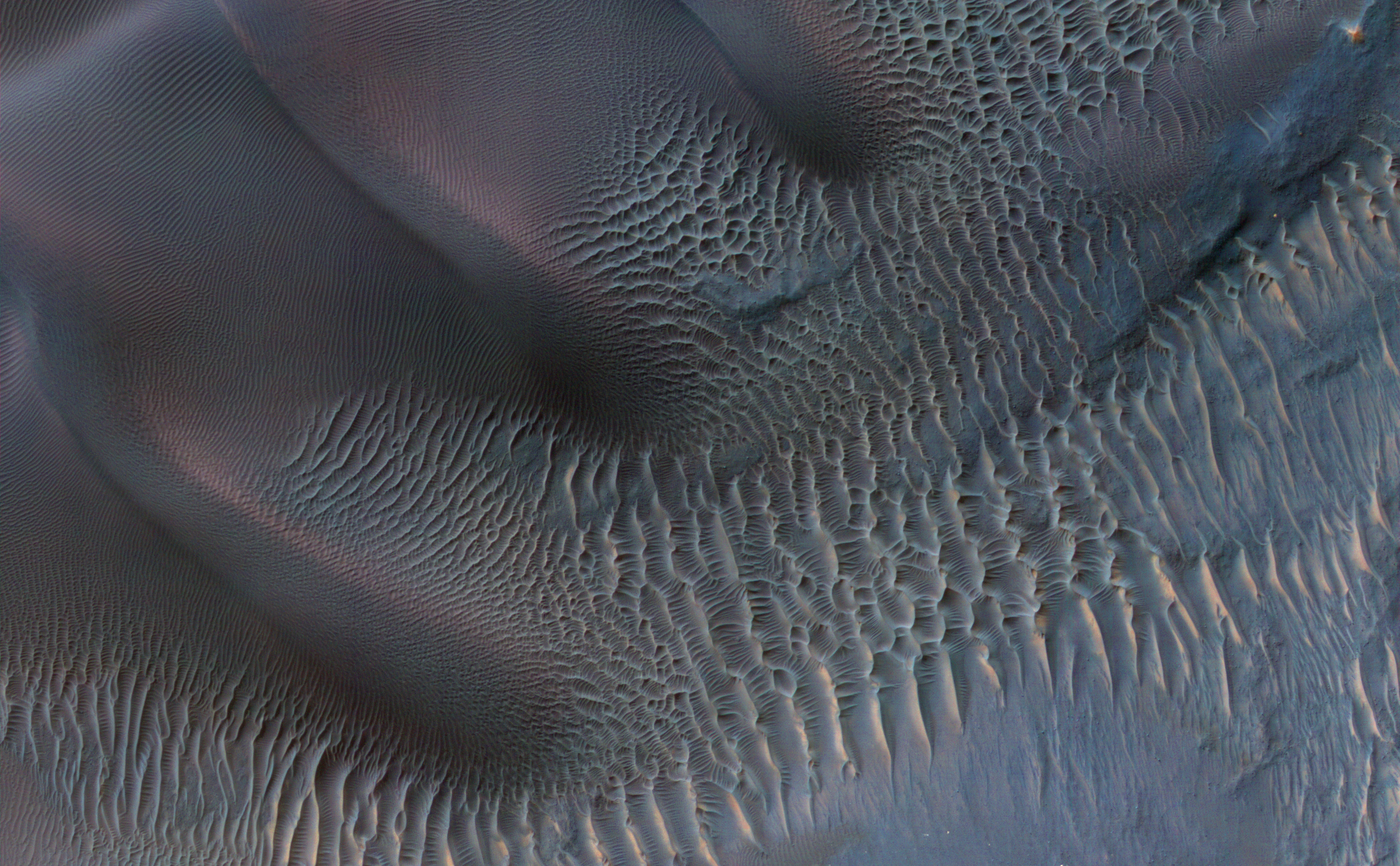 Dunes in Noachis Terra Region of Mars