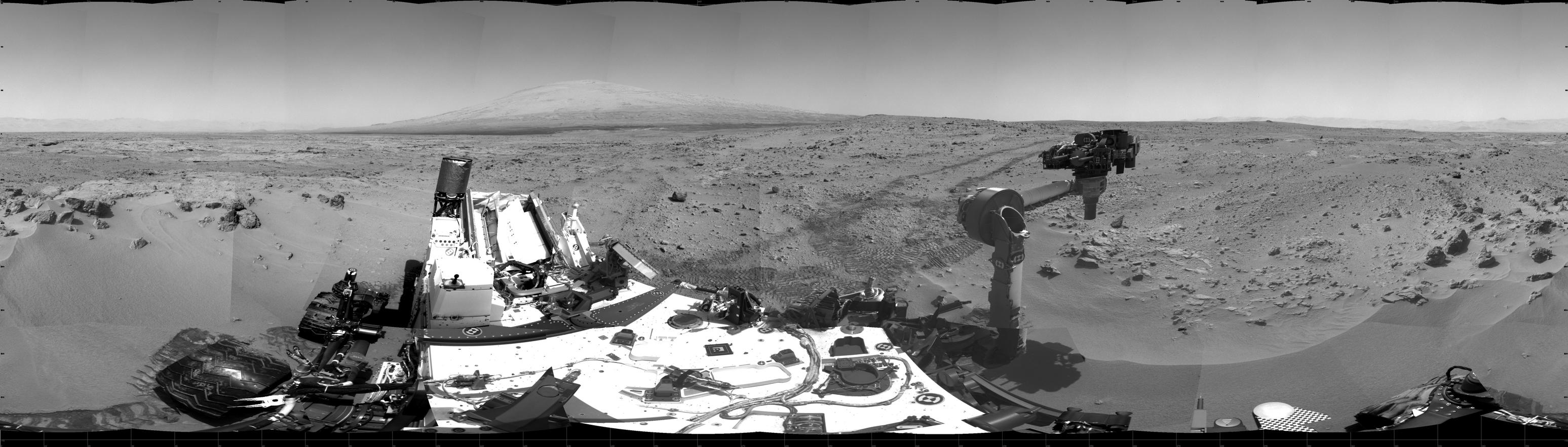 Curiosity's Location During First Scooping