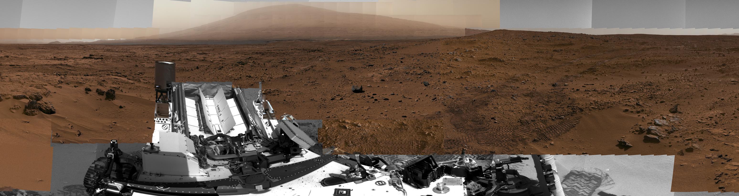 Billion Pixel View from Curiosity at Rocknest