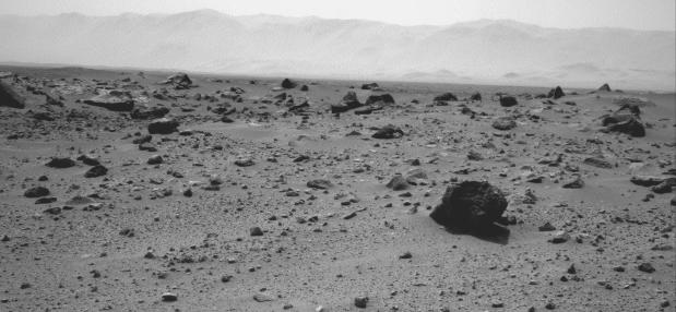 Westward View from Curiosity on Sol 347