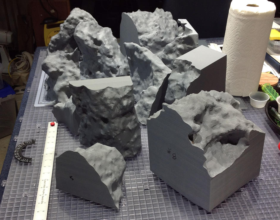Meteorite Model Pieces