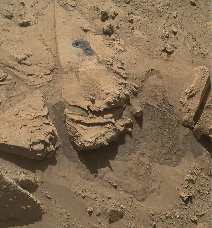 Mars Rock 'Windjana' After Examination
