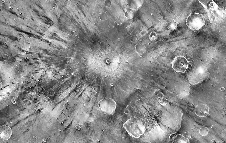 Mars Impact Crater Gratteri
