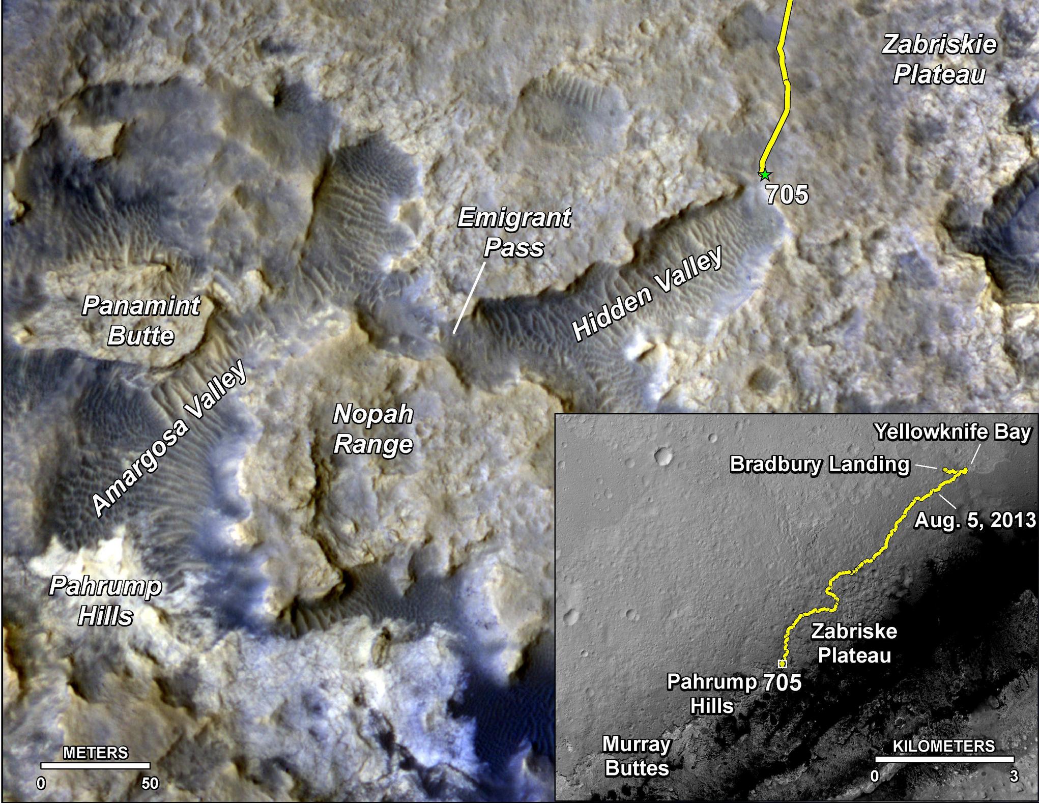 Sandy Martian Valleys in Curiosity's Near Future