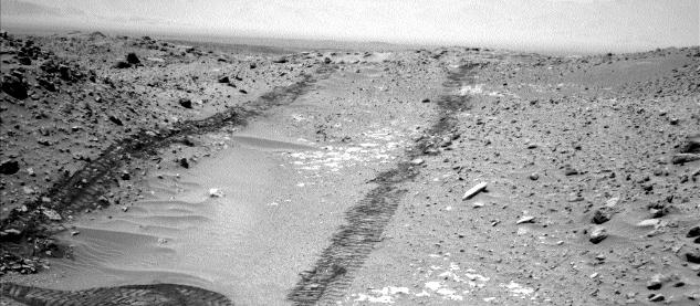 Looking Up the Ramp Holding 'Bonanza King' on Mars