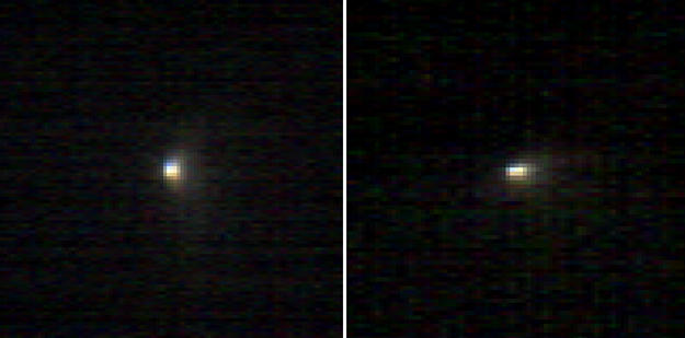 Mars-Orbiting Spectrometer's Images Show Comet's Coma
