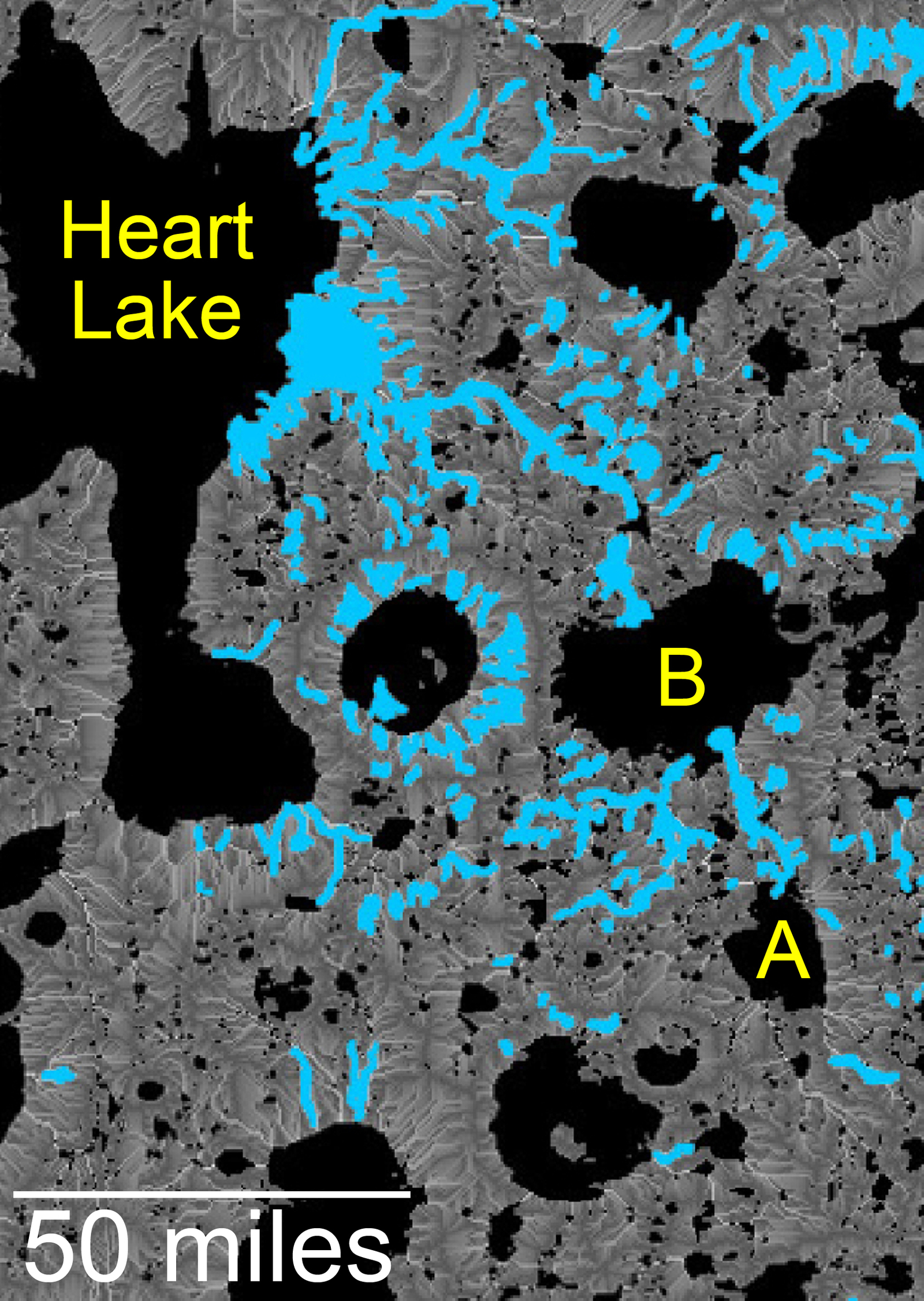 Hydrologic Modeling of Relatively Recent Martian Streams and Lakes