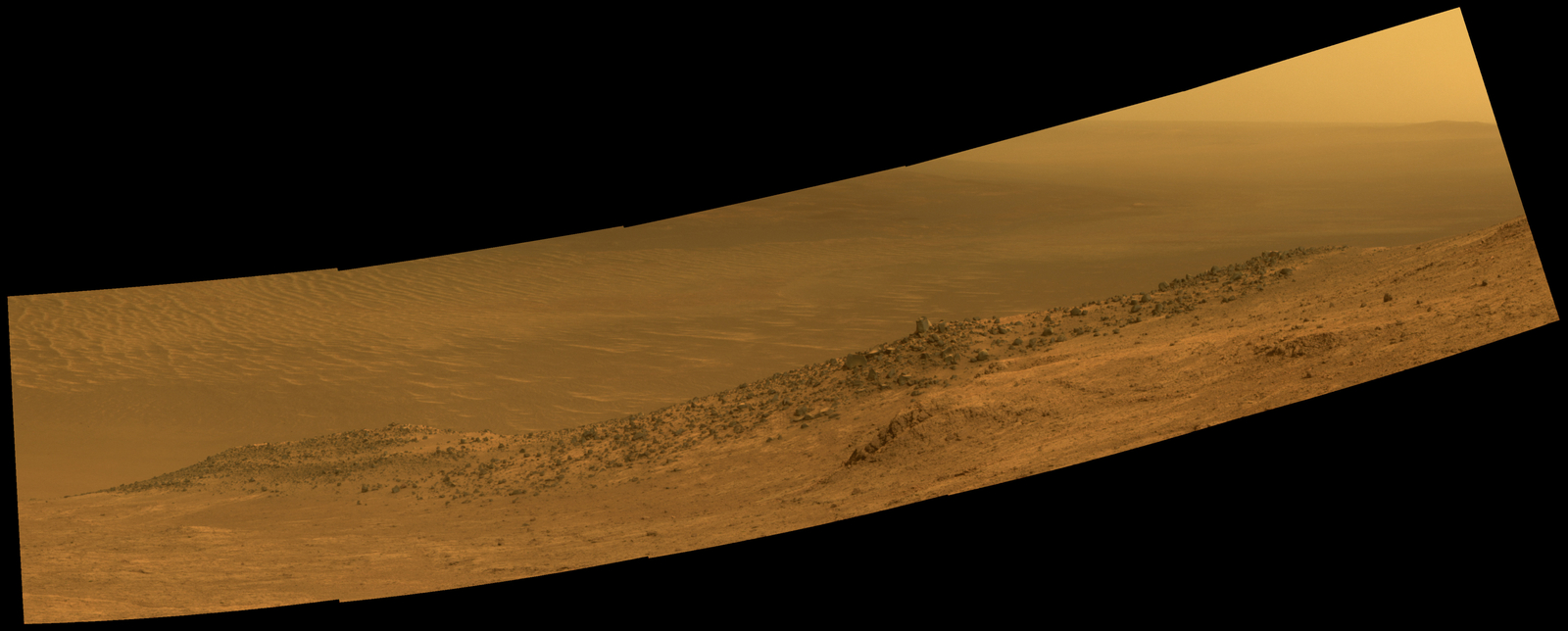 Mars Rover Opportunity's Panorama of 'Wharton Ridge'