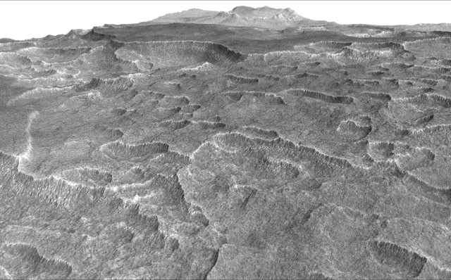 Scalloped Terrain Led to Finding of Buried Ice on Mars